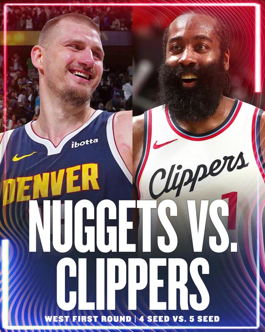 帶隊(duì)的神！哈登率快船鎖定西部第5，生涯從未缺席過(guò)季后賽！